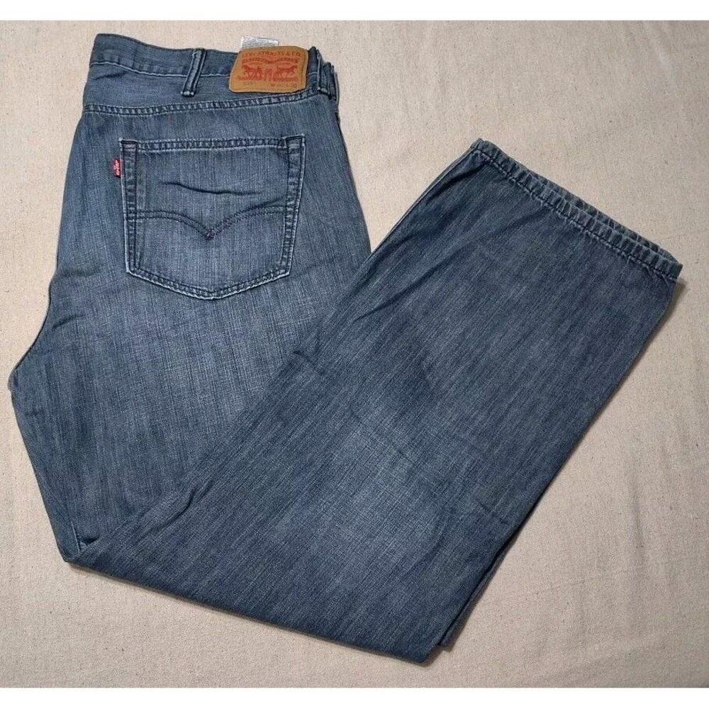 Levis 559 Jeans 40 Blue Mens Relaxed Straight Fit Dark wash Denim Pockets Y